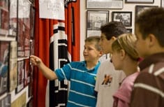 Students exploring Museum exhibits