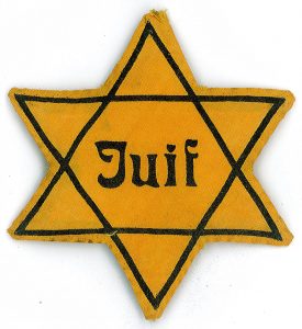 yellow star of david badge