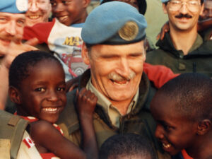 Gen. Dallaire with children